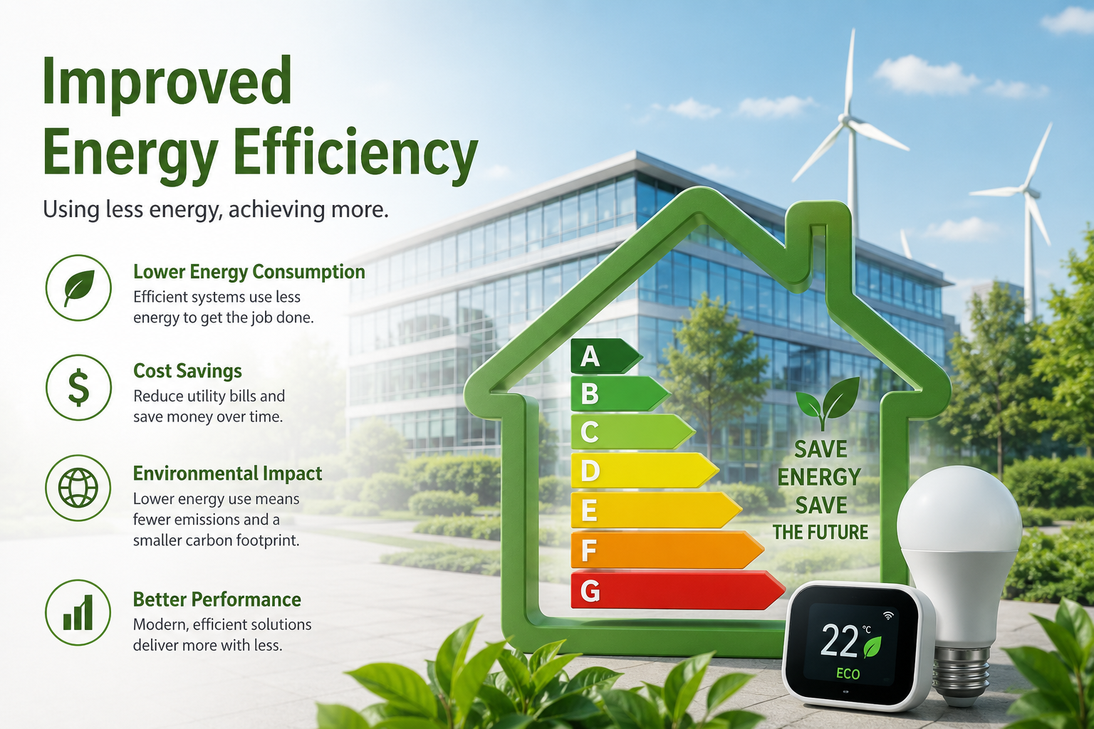 Improved Energy Efficiency